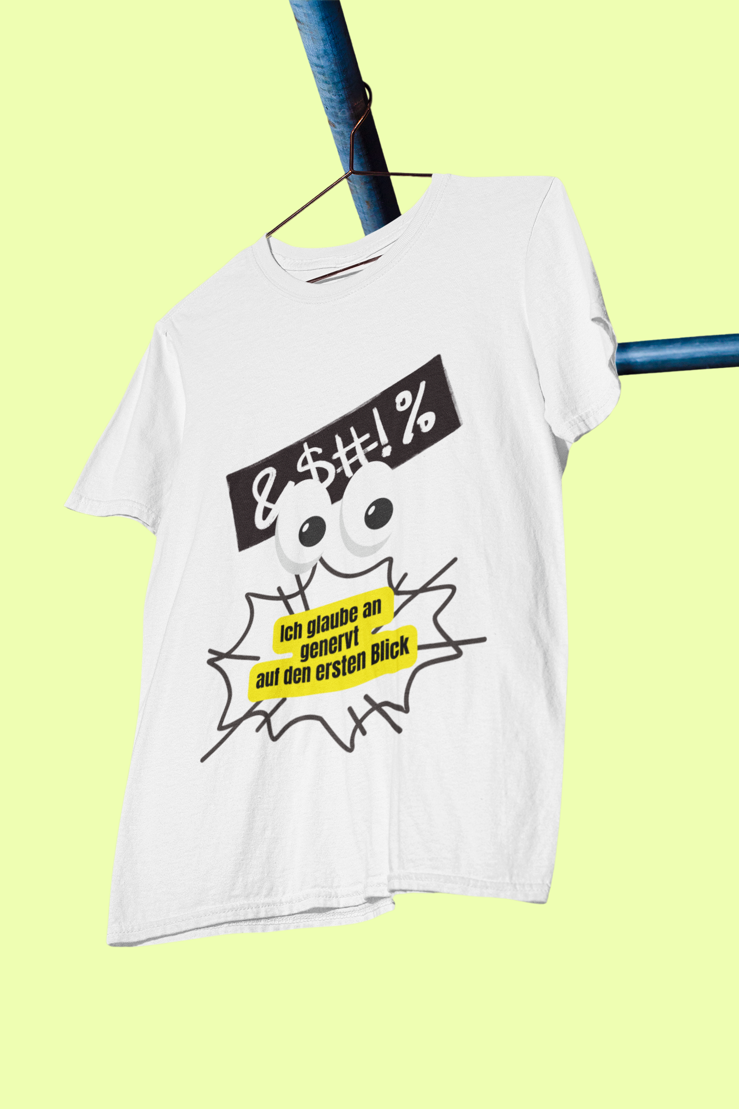 Ich glaube an genervt auf den ersten Blick – Unisex – Medium Sized T-Shirt